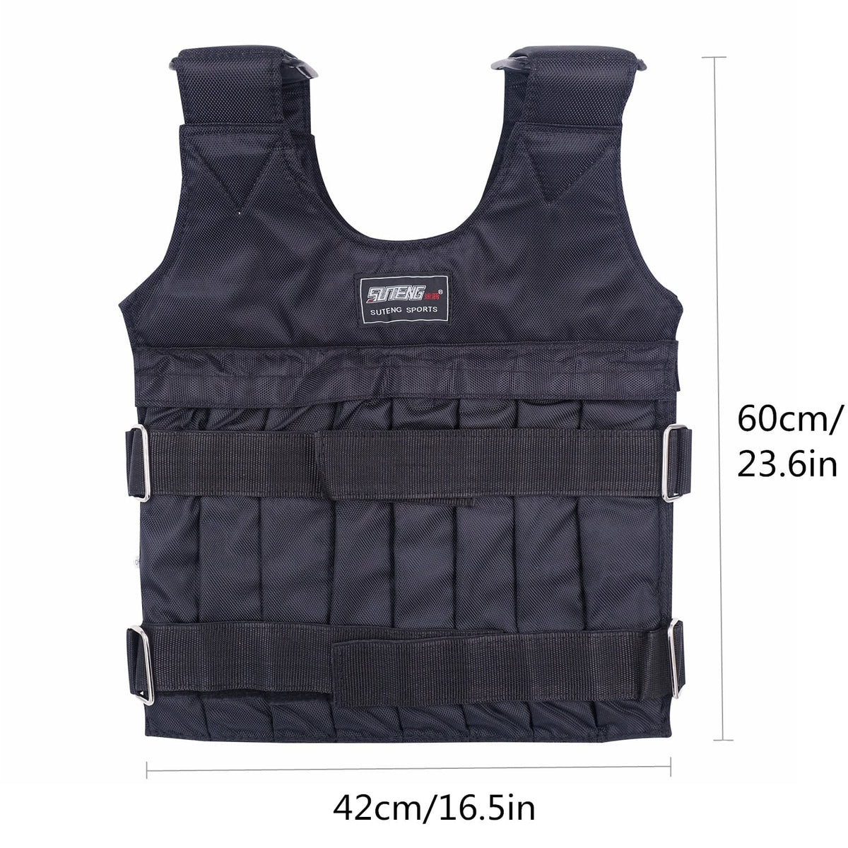Adjustable Weighted Vest for Workout - Blue Force Sports
