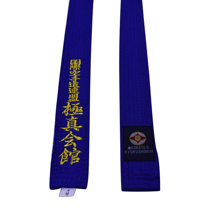 Kyokushin Karate Belt - Blue Force Sports