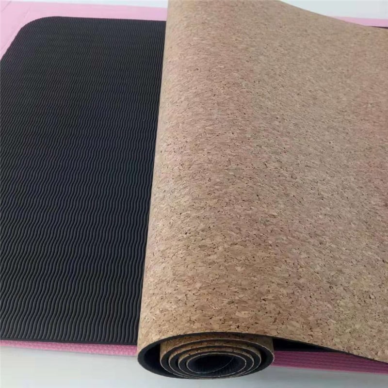 Natural Cork Yoga Mat - Blue Force Sports