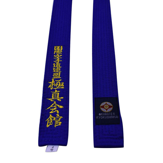 Martial Art Belts with Customized Embroidered Words - Blue Force Sports