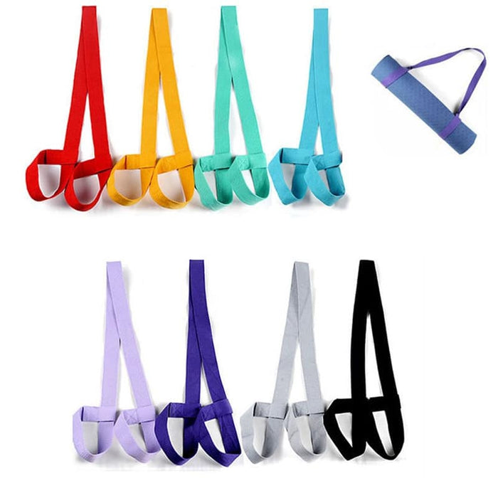 Adjustable Yoga Mat Shoulder Strap - Blue Force Sports