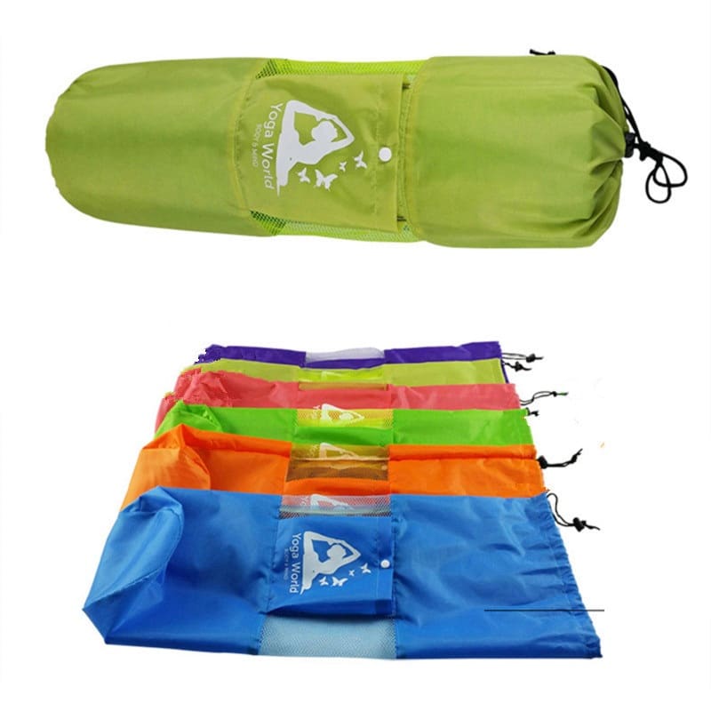 6 mm Patterned Yoga Mat with Bag - Blue Force Sports