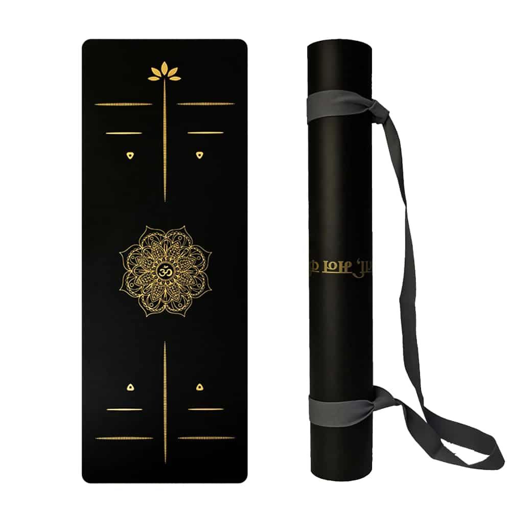 Yoga Black Thickened Mat - Blue Force Sports