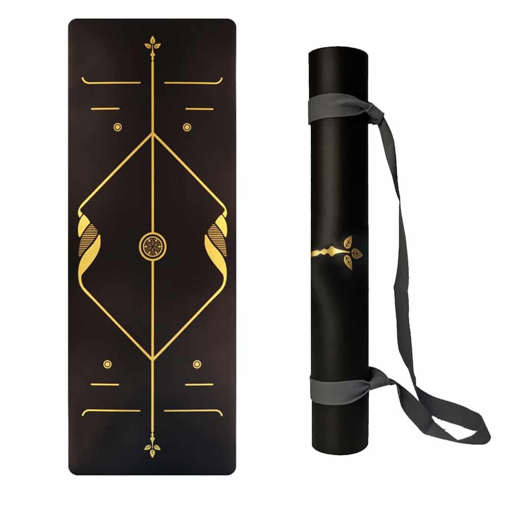 Yoga Black Thickened Mat - Blue Force Sports