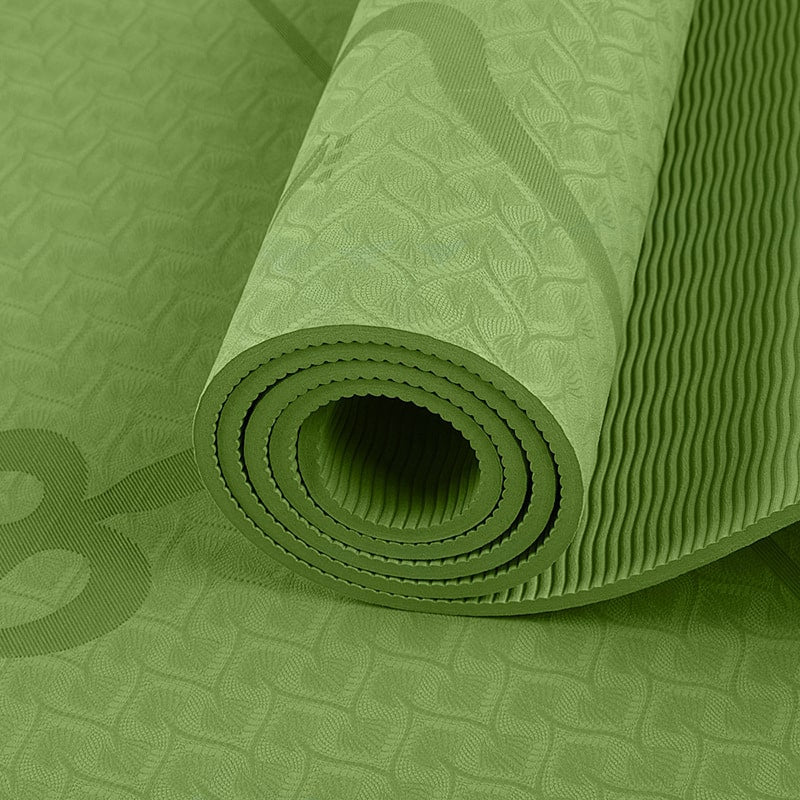 Position Lines Yoga Mat - Blue Force Sports