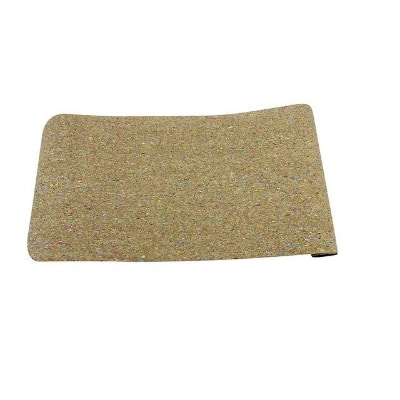 Cork Coated Patterned Yoga Mat - Blue Force Sports