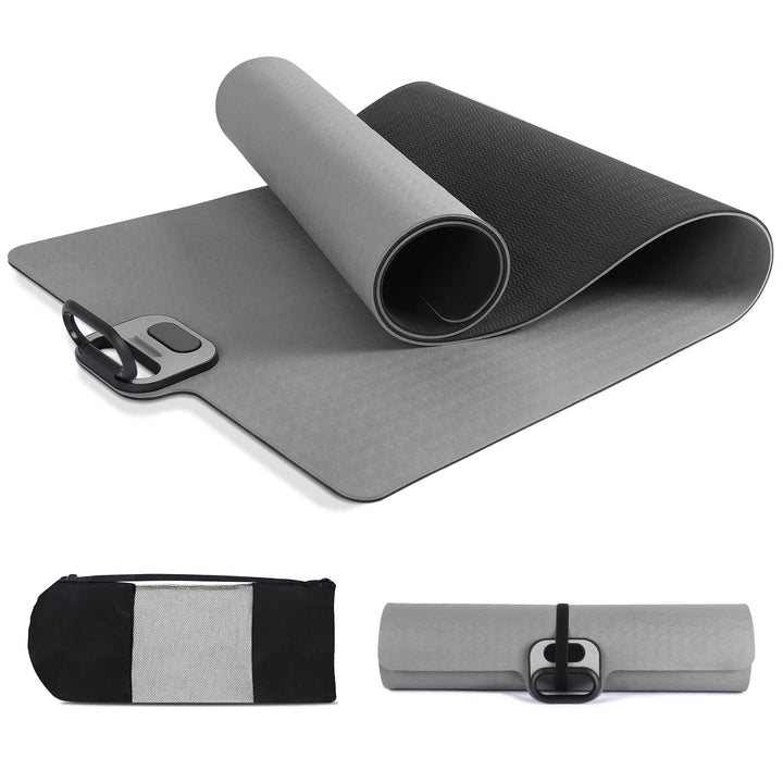 Yoga Tamping Mat with Smartphone Stand - Blue Force Sports