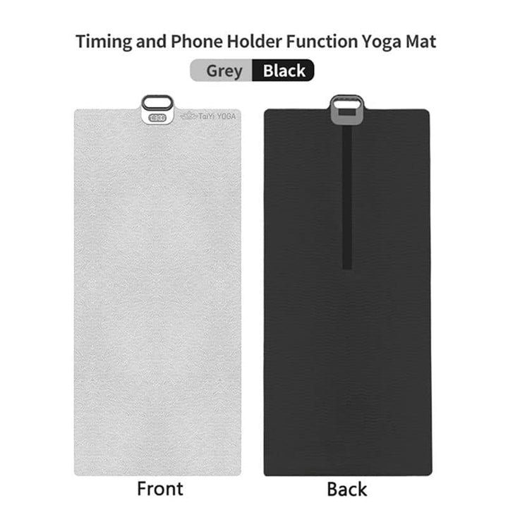 Yoga Tamping Mat with Smartphone Stand - Blue Force Sports