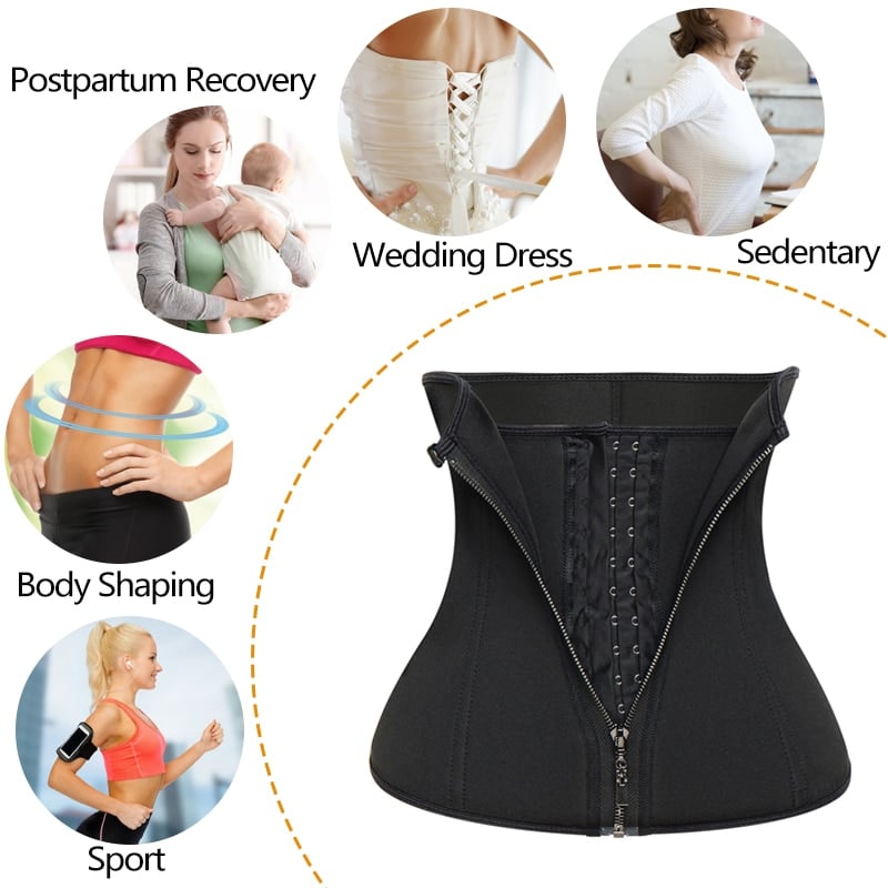 Women's Neoprene Waist Trainer - Blue Force Sports