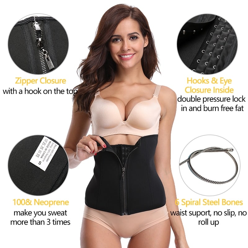 Women's Neoprene Waist Trainer - Blue Force Sports