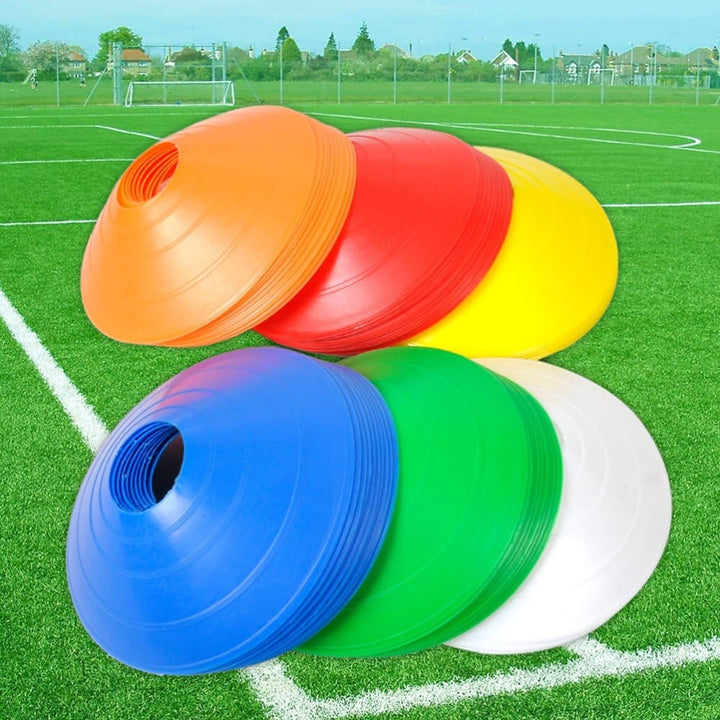 SoccerPro Multi-Color Cones 10 Pcs Set - Blue Force Sports