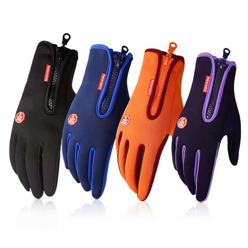 Warm Winter Full Finger Sports Gloves - Blue Force Sports