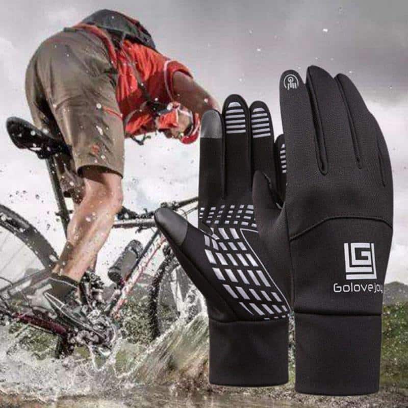 Touch Screen Winter Windproof Sports Gloves - Blue Force Sports