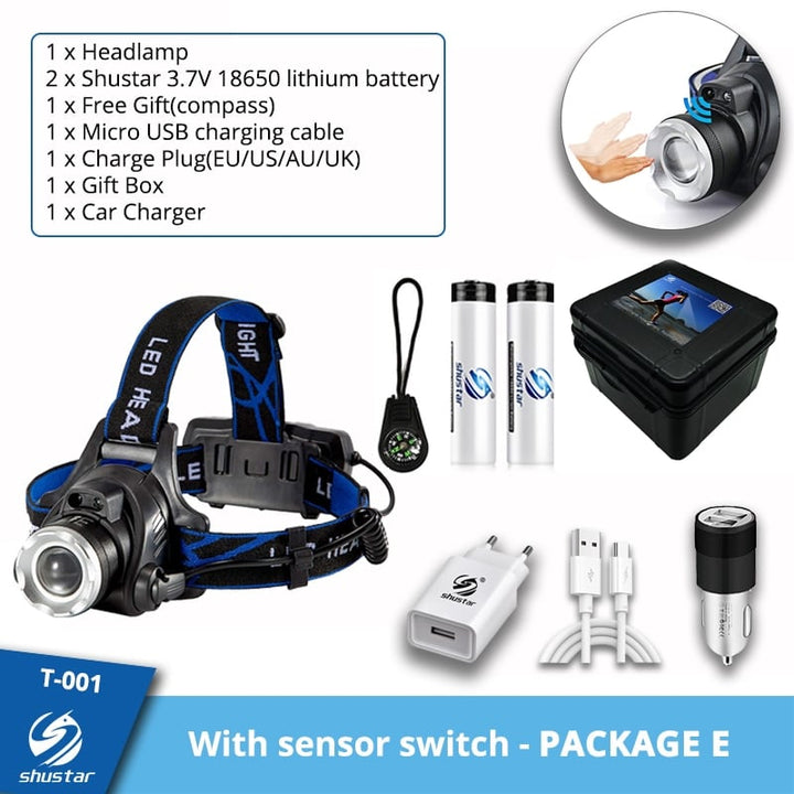 Portable LED Headlamp - Blue Force Sports