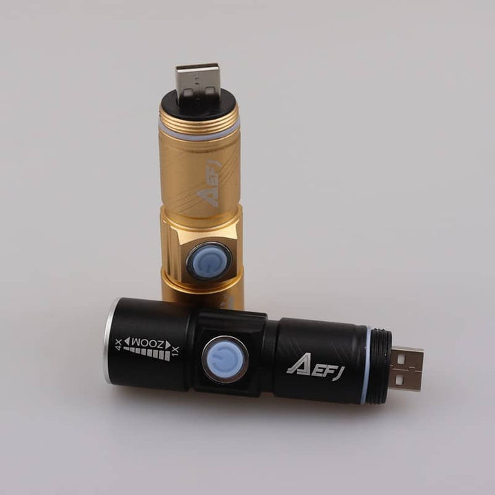 AvLight Mini USB Flashlight Torch - Blue Force Sports