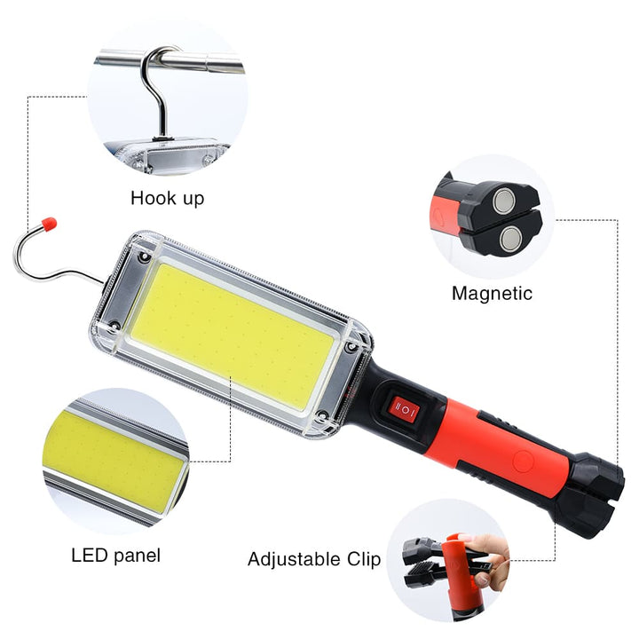 8000LM Portable Rechargeable LED Light - Blue Force Sports