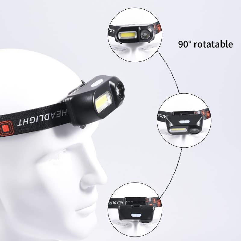6 Modes LED Headlamp - Blue Force Sports
