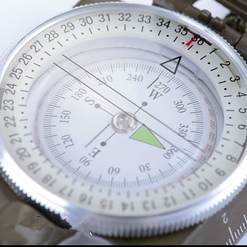Military Styled Metal Compass - Blue Force Sports