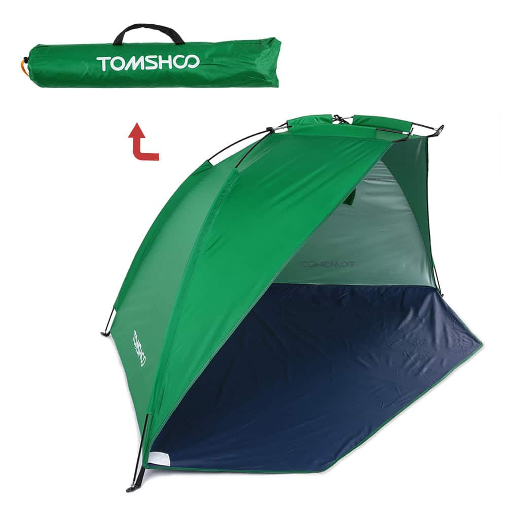 High Quality Outdoor Foldable UV-Protective Beach Tent - Blue Force Sports