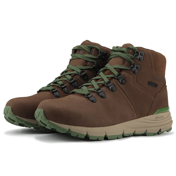 Men's Green and Brown Design Trekking Boots - Blue Force Sports
