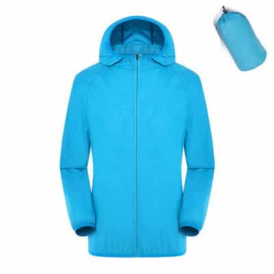 Waterproof Thin Hiking Jacket - Blue Force Sports