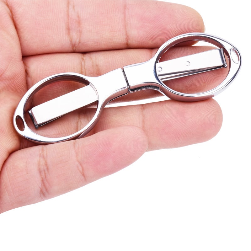 Folding Stainless Steel Safety Scissors - Blue Force Sports