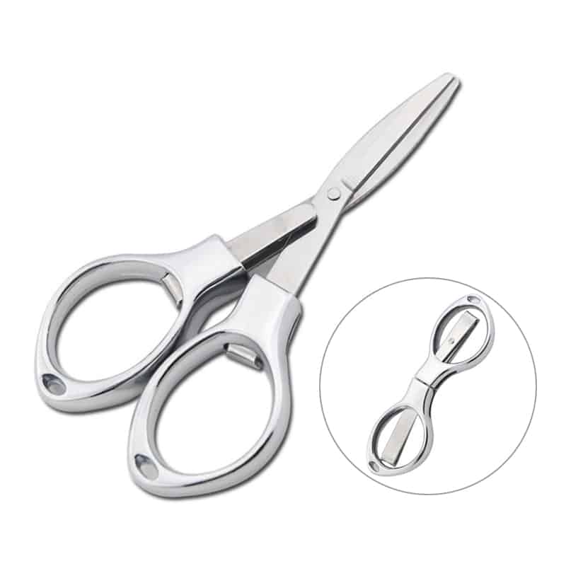 Folding Stainless Steel Safety Scissors - Blue Force Sports