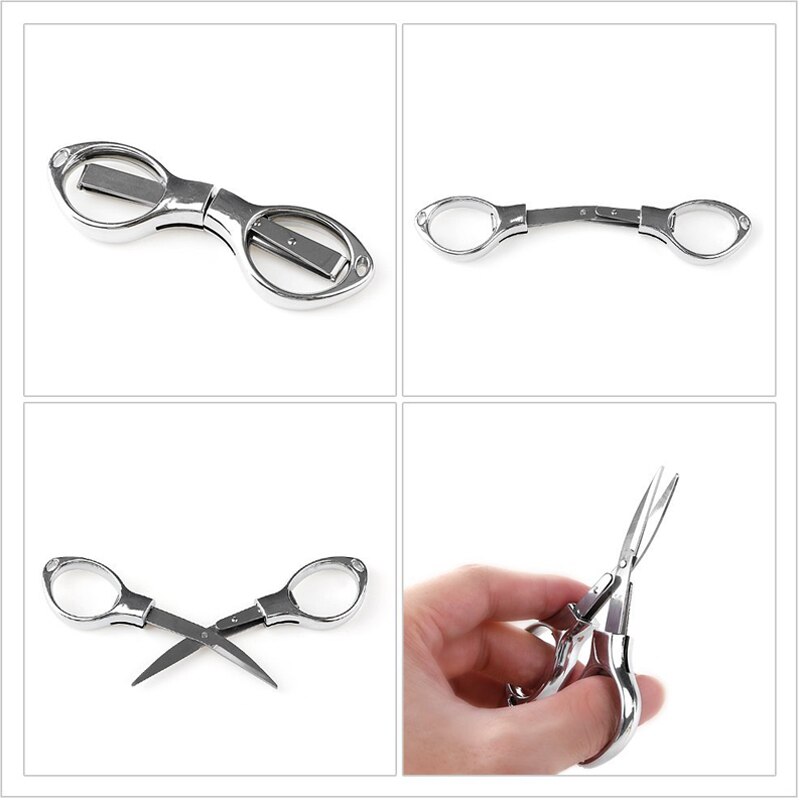 Folding Stainless Steel Safety Scissors - Blue Force Sports