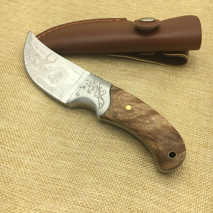 High Quality Hunting Knifes with Wooden Handle - Blue Force Sports