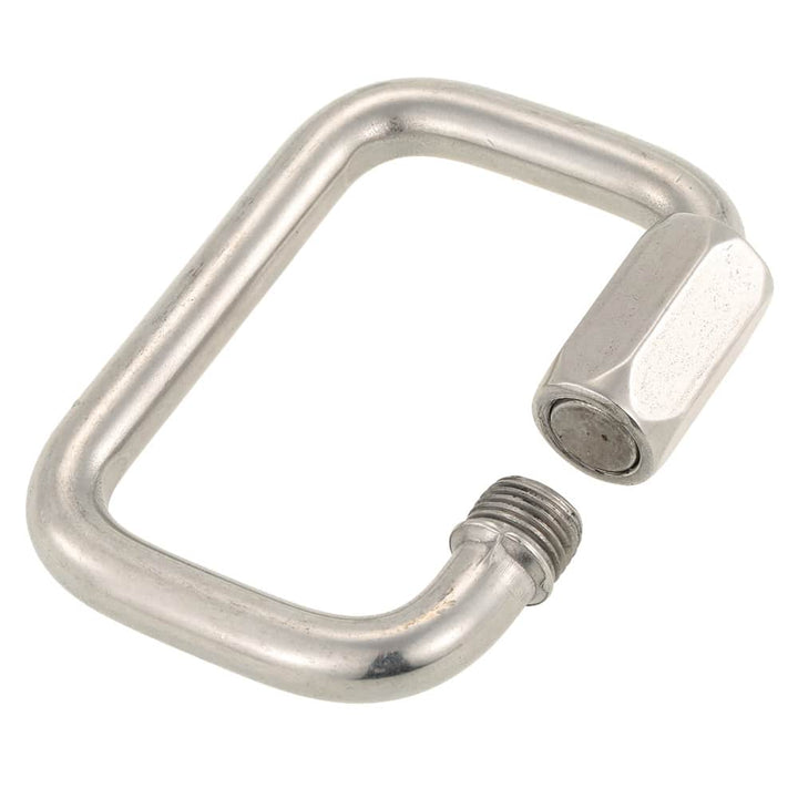 Stainless Steel Square Carabiner - Blue Force Sports