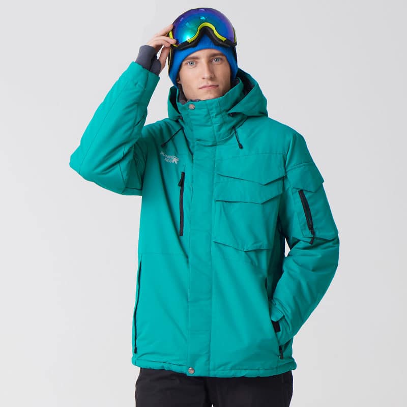 Men's Outdoor Waterproof Warm Winter Jacket - Blue Force Sports