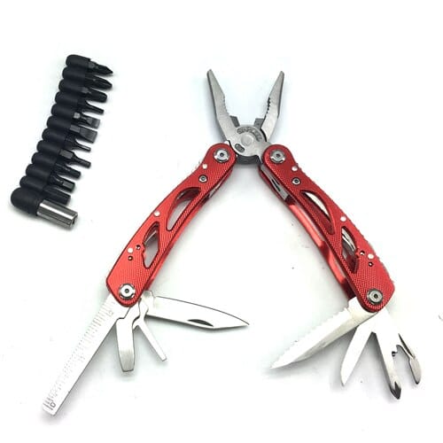 Useful Handy Folding Durable Stainless Steel Multitool - Blue Force Sports