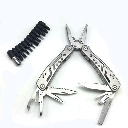 Useful Handy Folding Durable Stainless Steel Multitool - Blue Force Sports