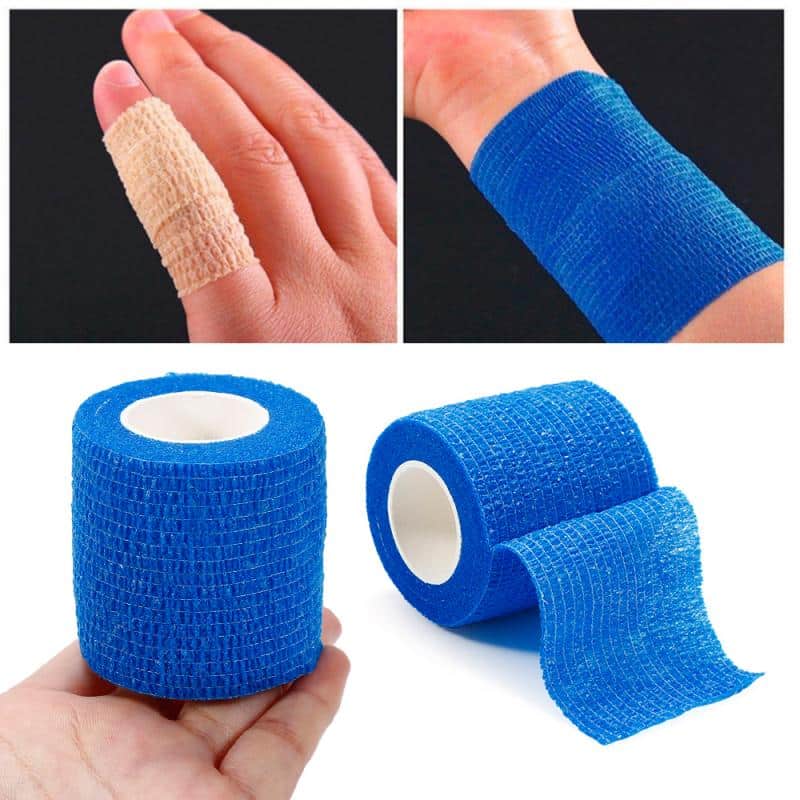 Self-Adhesive First Aid Elastic Bandage - Blue Force Sports