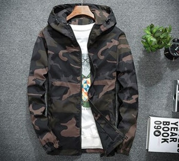 Casual Hooded Jacket for Men - Blue Force Sports