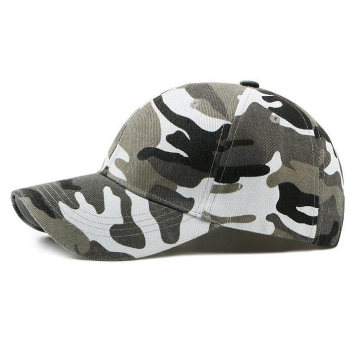 Men's Canvas Camouflage Fishing Cap - Blue Force Sports