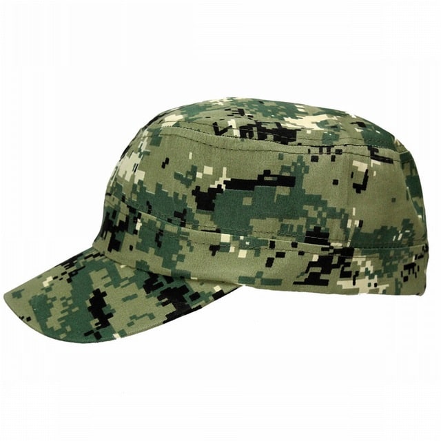 Cotton Hiking Cap with Camouflage Pattern - Blue Force Sports