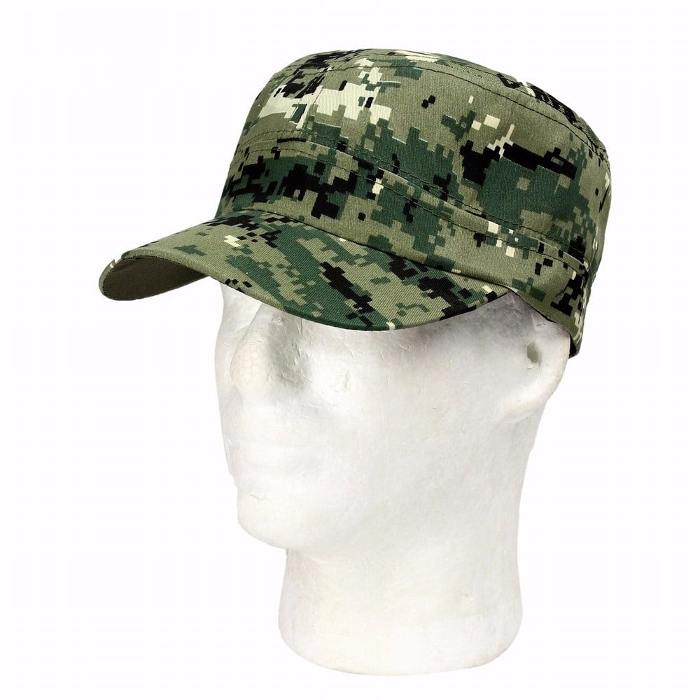 Cotton Hiking Cap with Camouflage Pattern - Blue Force Sports