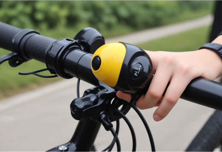 Stay Safe and Sound: The Ultimate Electric Cycling Bell with 110 DB Horn and Rainproof Handlebar Ring
