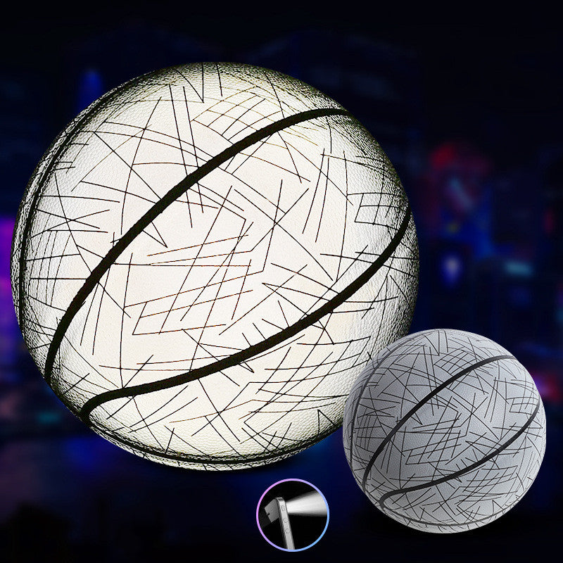 Glowing fluorescent basketball - Blue Force Sports