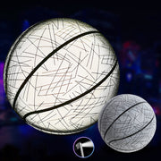 Glowing fluorescent basketball - Blue Force Sports