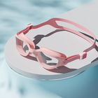 Professionelle verspiegelte Schwimmbrille mit Antibeschlag-Effekt, UV-Schutz und verstellbarem Silikonband