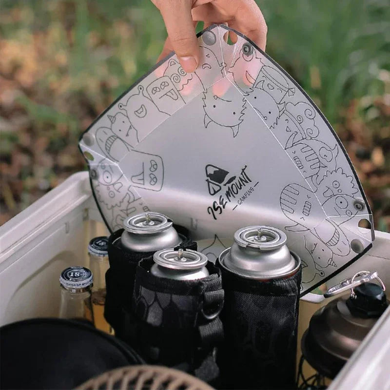 5-in-1 Faltbares Campinggeschirr-Set
