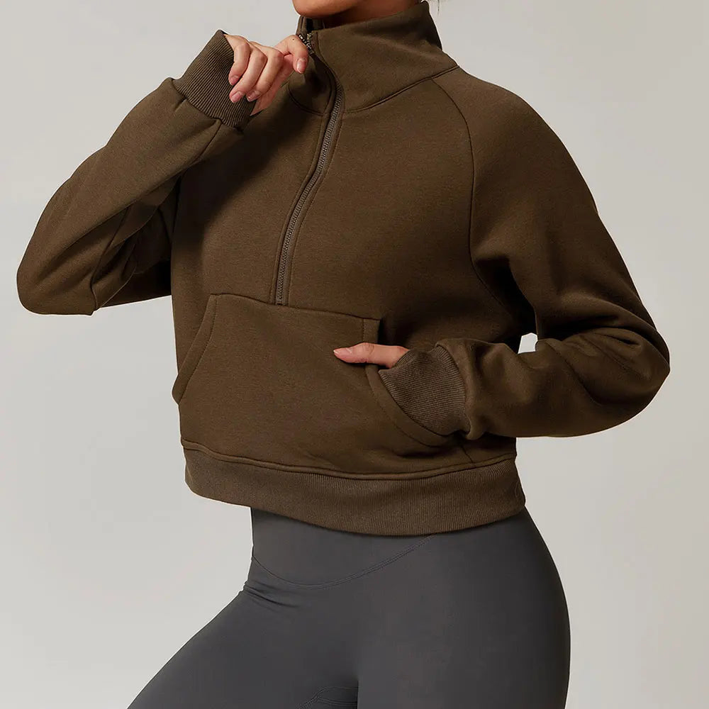 Damen Winter Fleece Hoodie