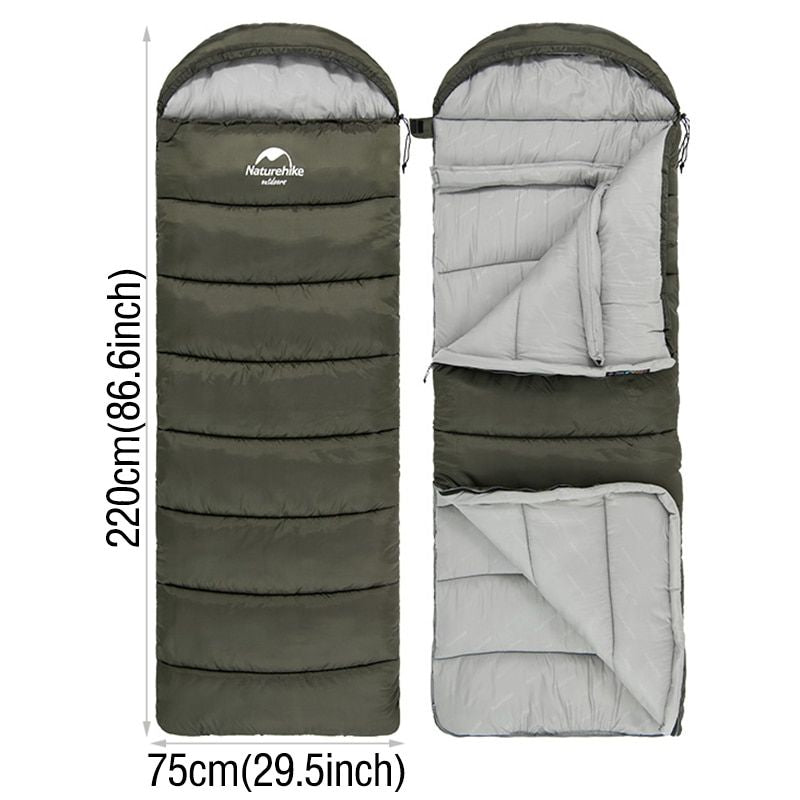 Ultraleichter, wasserdichter Schlafsack aus Baumwollsteppdecke