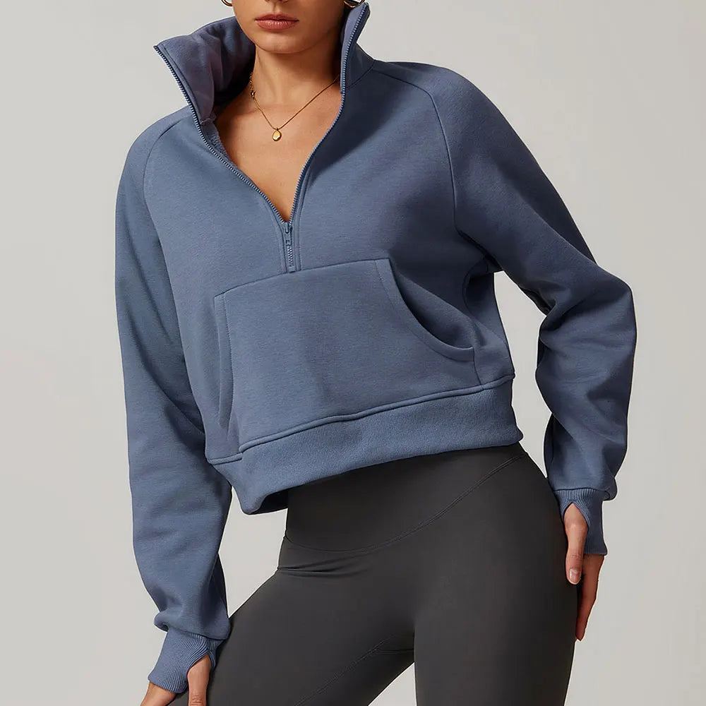 Damen Winter Fleece Hoodie