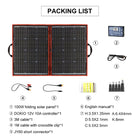 Portable Foldable Solar Panel Kit 80W-300W with Controller