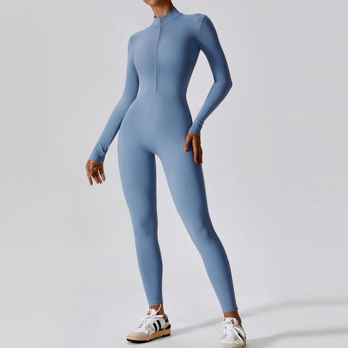 Langärmliger Yoga-Overall für Damen