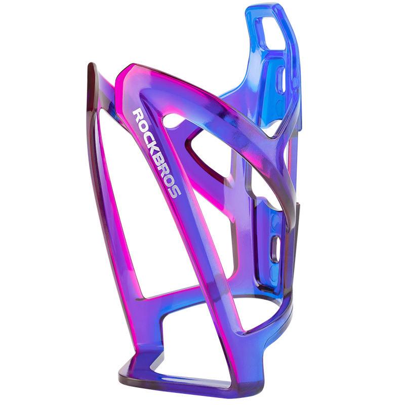 Farbenfroher, leichter Flaschenhalter fürs Fahrrad