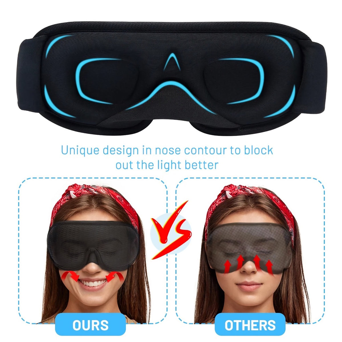 3D Schlafmaske